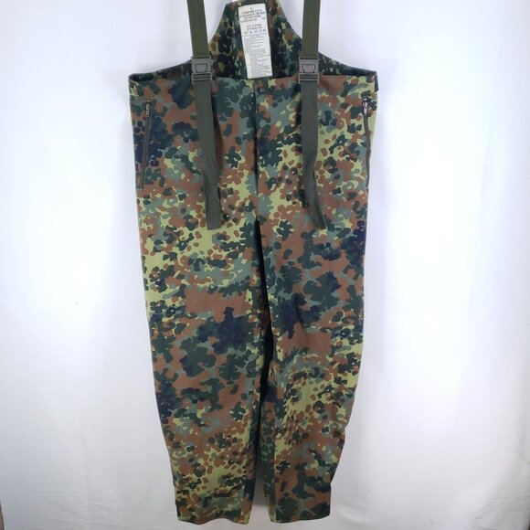GE H. Winnen GMBH & Co. Waterproof Camouflage Overalls Men's Size 46 - Picture 3 of 9